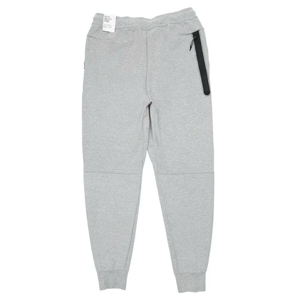 Tech Nike Fleece Dark Grey Heather/Black slim-fit joggers. - Picture 2 of 2